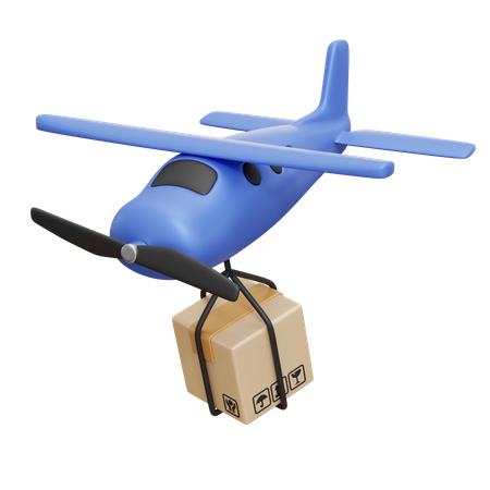 Air Freight  3D Icon