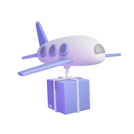 Air Freight  3D Icon