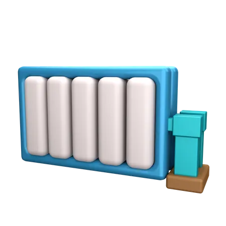 Air Heater  3D Icon