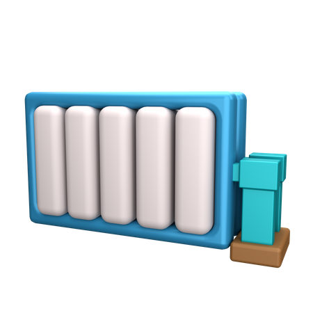 Air Heater 3D Icon