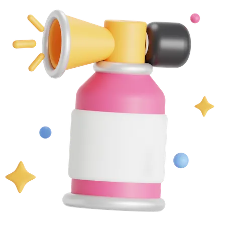 Air Horn For Party 3D Icon