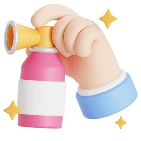 Air horn hand  3D Icon