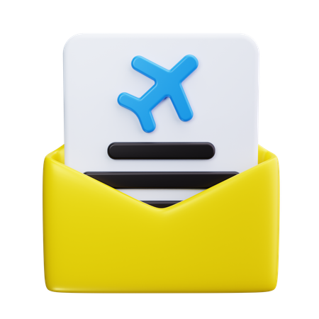 Air Mail  3D Icon