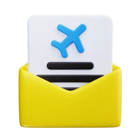 Air Mail  3D Icon