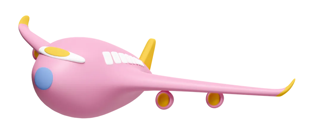 Air Plane 3D Illustration