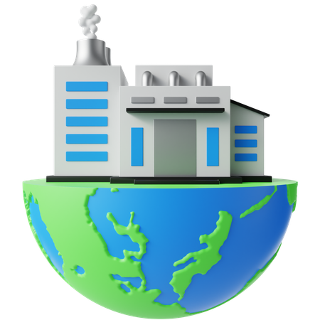 Air pollution  3D Icon