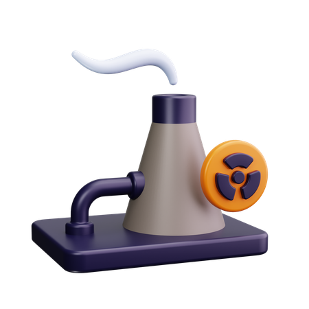 Air Pollution  3D Icon