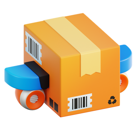 Air Shipping  3D Icon