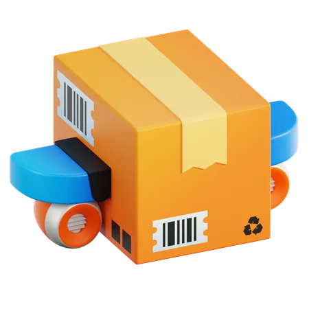 Air Shipping  3D Icon