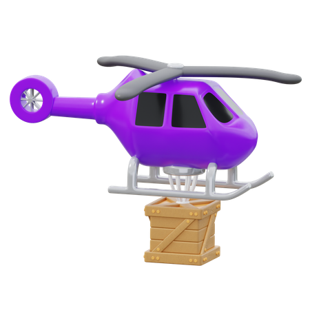 Air Shipping  3D Icon