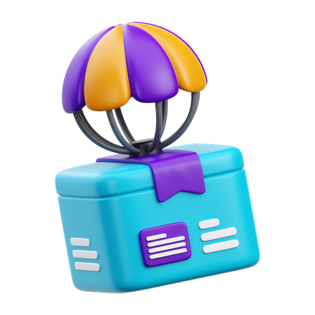 Air Shipping  3D Icon