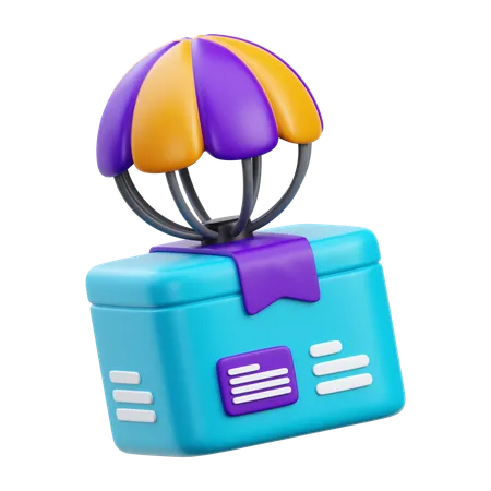 Air Shipping  3D Icon