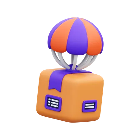 Air Shipping  3D Icon