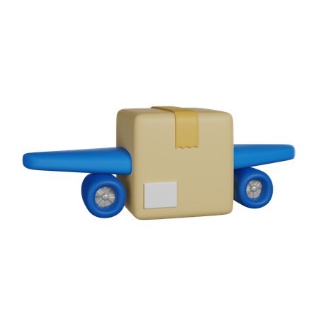 Air Shipping  3D Icon