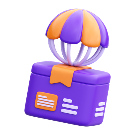 Air Shipping  3D Icon