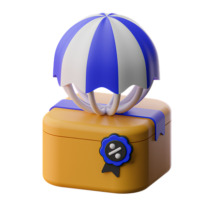 Air Shipping  3D Icon