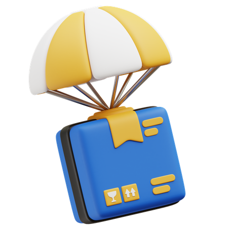 Air Shipping  3D Icon