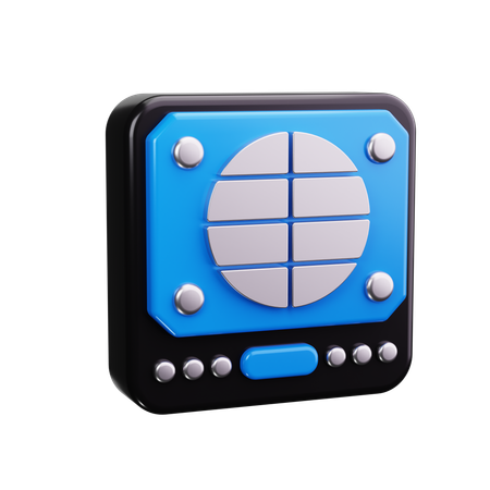空気風  3D Icon