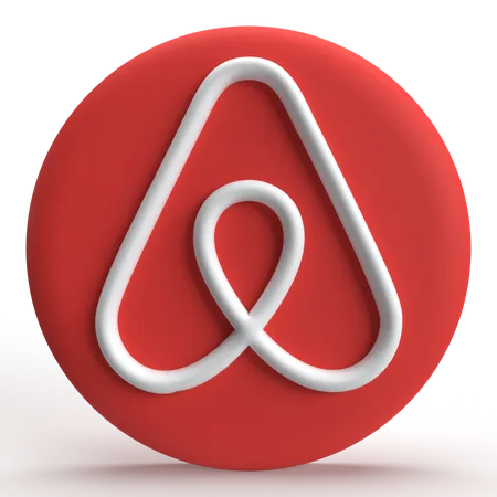 Airbnb  3D Icon