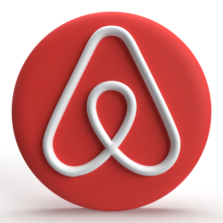 Airbnb  3D Icon