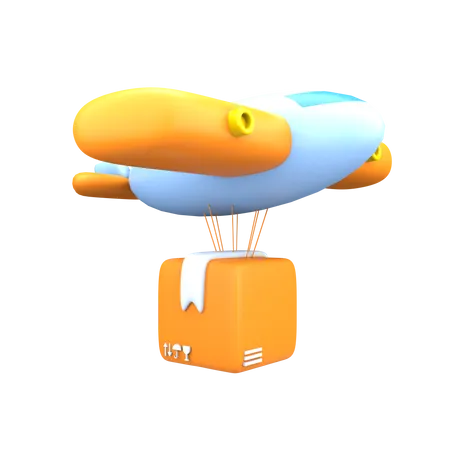 Aircraft Delivery  3D Icon