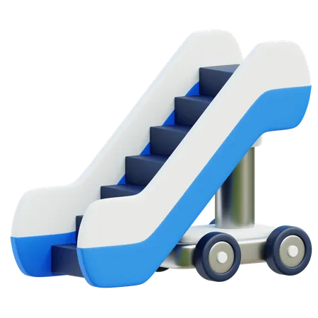 Aircraft Stairs  3D Icon