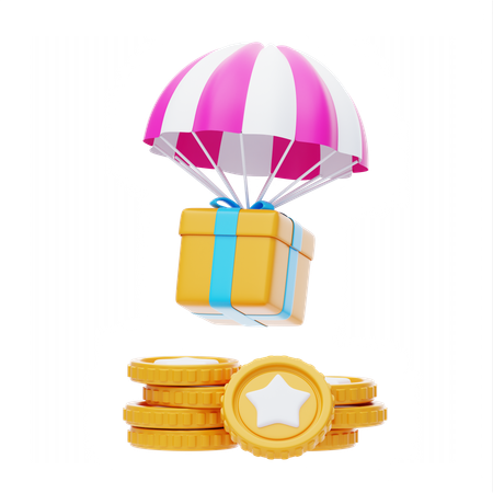 Airdrop-Belohnungen  3D Icon