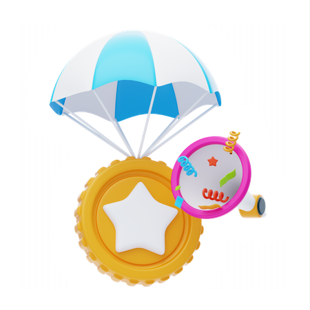 Airdrop Campaign  3D Icon