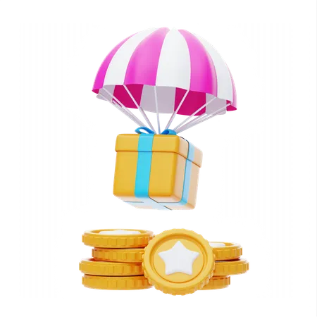 Airdrop Rewards  3D Icon