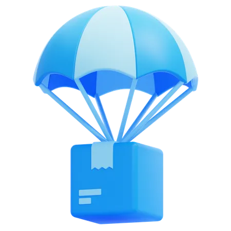 Airdropped Package  3D Icon