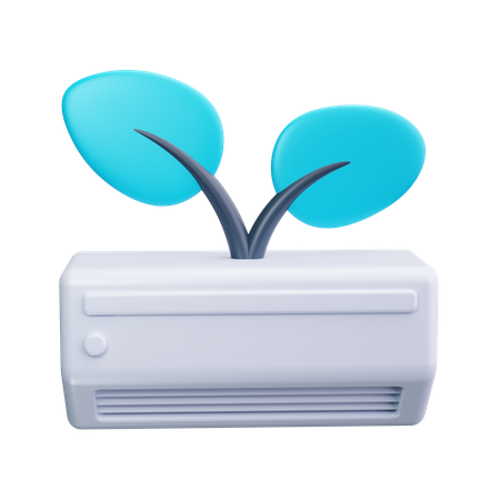 Aire acondicionado ecológico  3D Icon