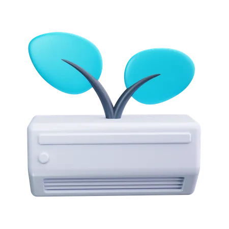 Aire acondicionado ecológico  3D Icon