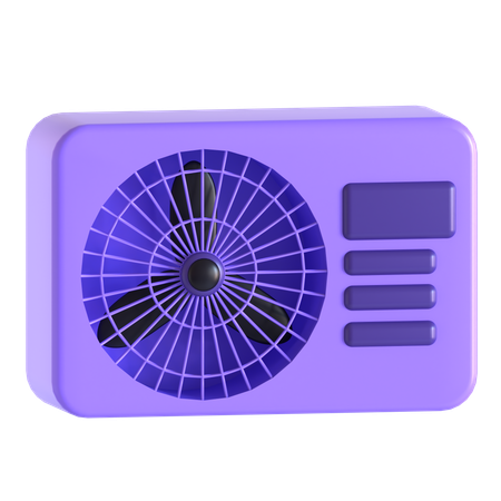 Aire acondicionado exterior  3D Icon