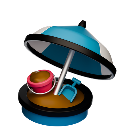 Bac à sable pour aire de jeux  3D Icon