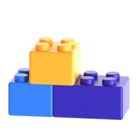 Blocs de jeux pour enfants  3D Icon