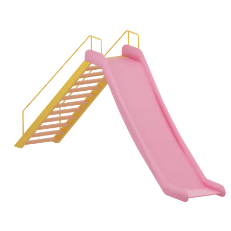 Toboggan pour aire de jeux  3D Icon