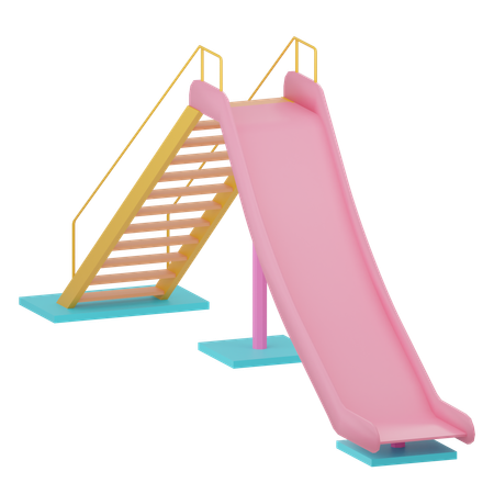 Toboggan pour aire de jeux  3D Icon