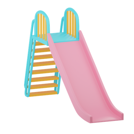 Toboggan pour aire de jeux  3D Icon