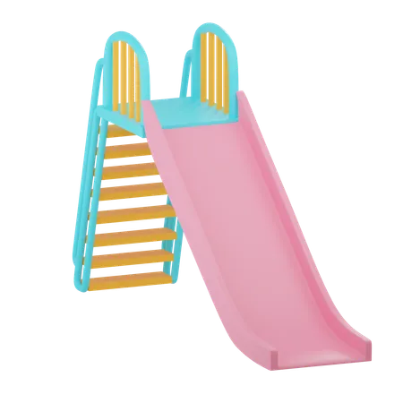 Toboggan pour aire de jeux  3D Icon