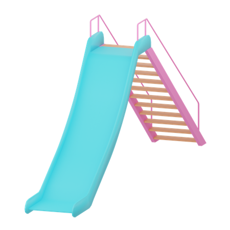 Toboggan pour aire de jeux  3D Icon