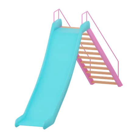 Toboggan pour aire de jeux  3D Icon