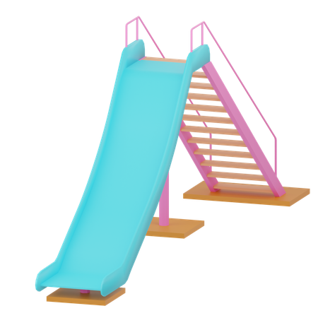 Toboggan pour aire de jeux  3D Icon