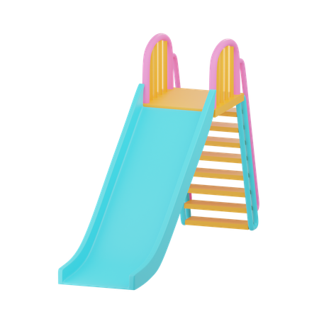 Toboggan pour aire de jeux  3D Icon