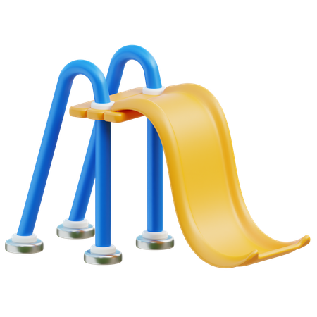 Toboggan pour aire de jeux  3D Icon