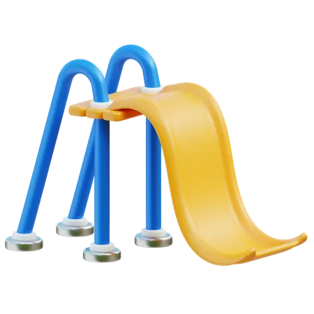 Toboggan pour aire de jeux  3D Icon