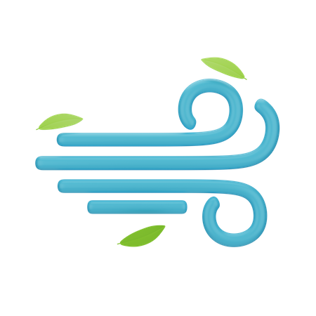 Airflow  3D Icon