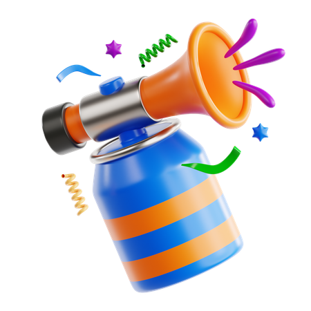 Airhorn  3D Icon