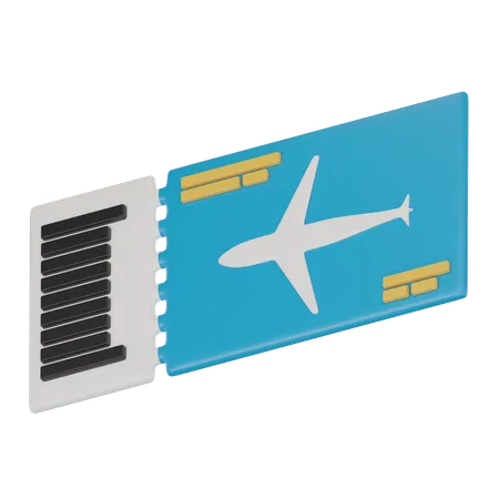 Passenger Plane Tickets And Boarding Passes An Ideal Choice For Travel Related Designs Seeking To Inspire Wanderlust 3 D Render Illustration 3D Icon