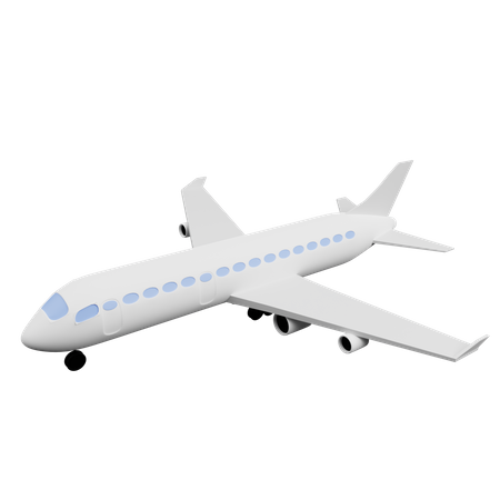 Airliner 3D Illustration