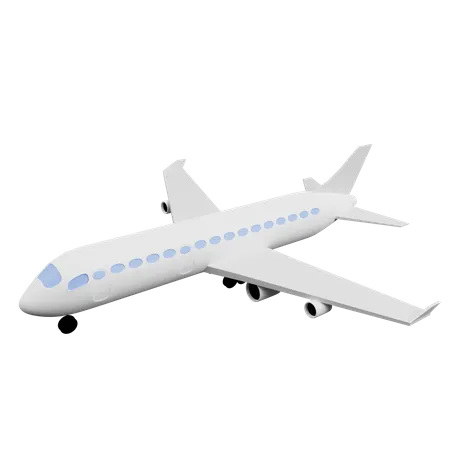 Airliner 3D Illustration